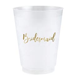 Bridesmaid Reusable Cups