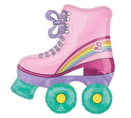 28" Barbie Roller Skate Balloon