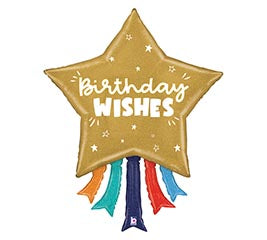 36" Birthday Wishes Balloon
