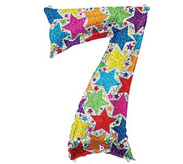 Star's 40" Number Seven Balloon