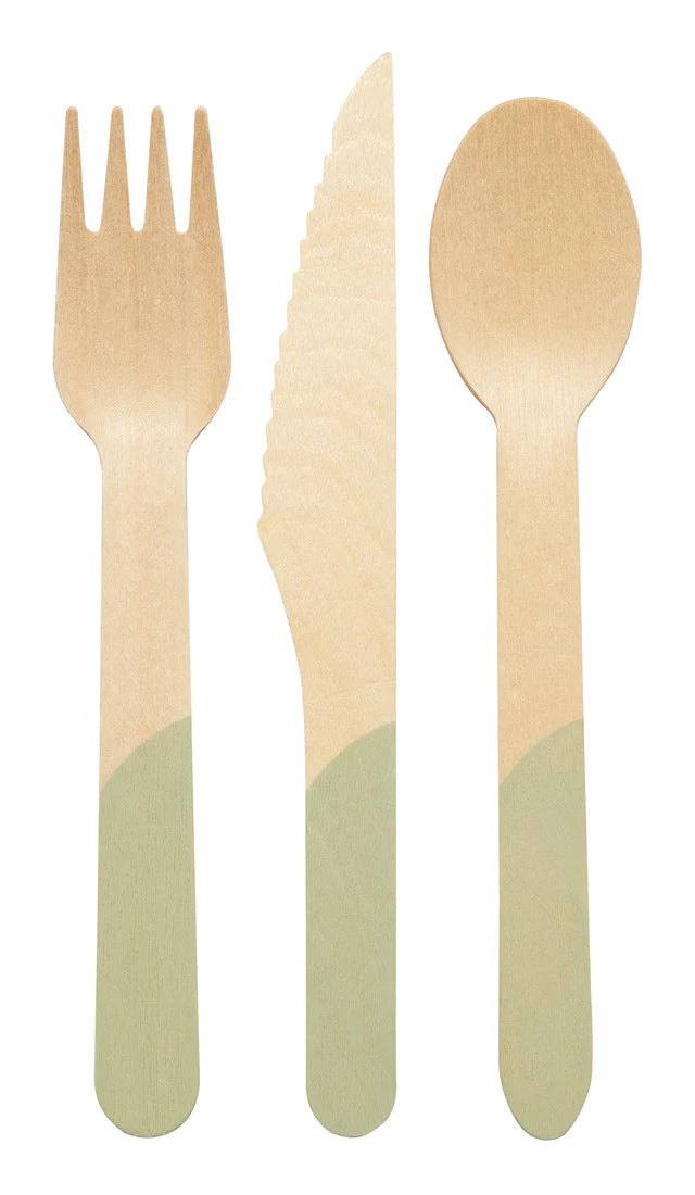 Wood Cutlery Sage