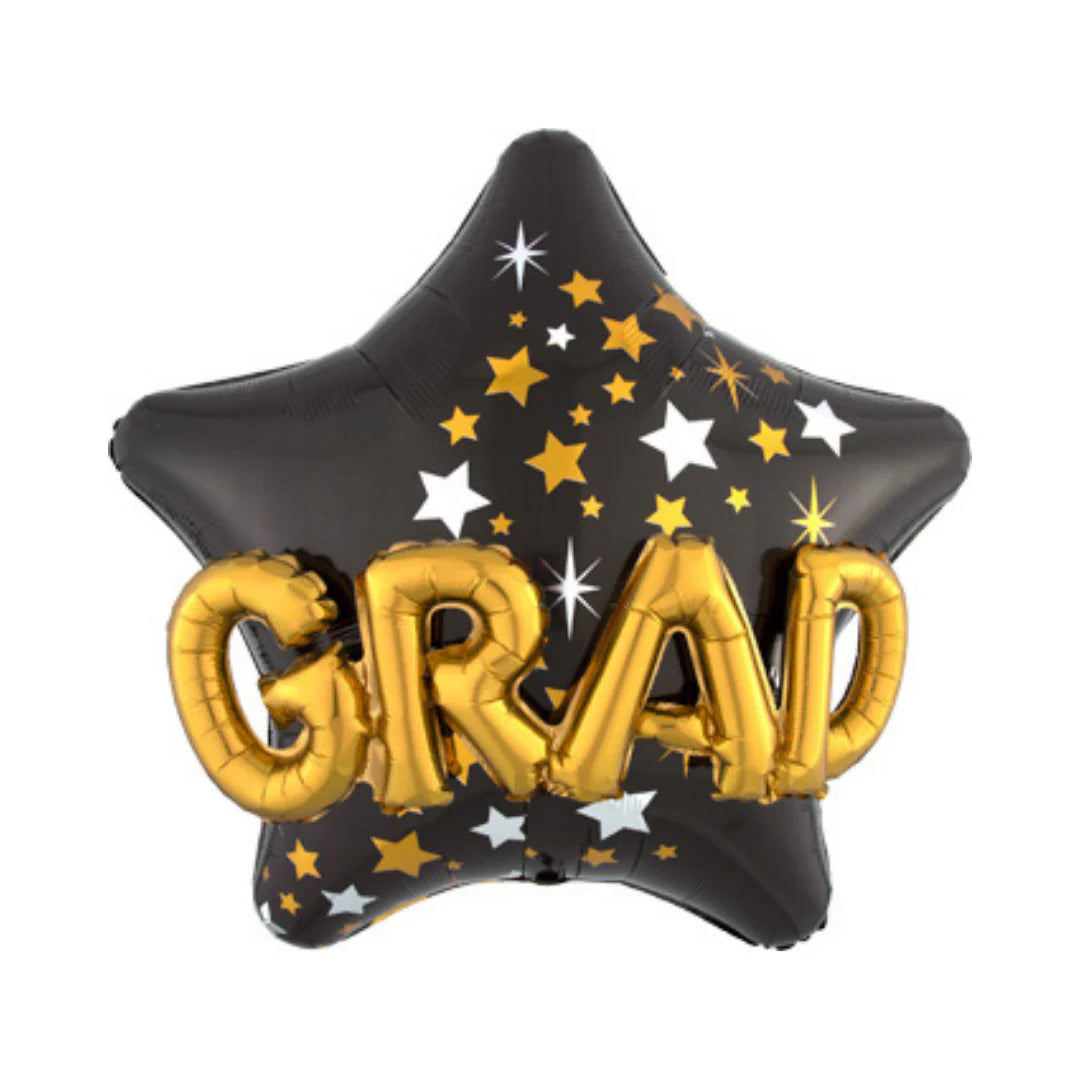 30" 'GRAD' Star Balloon