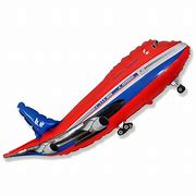 39" Airplane-Red Balloon