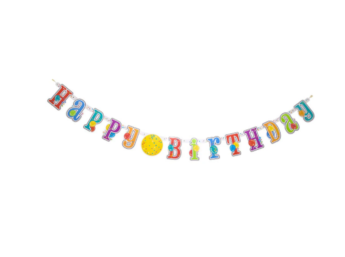Customizable Birthday Banner