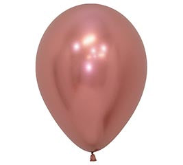 5" Reflex Rose Gold Balloon