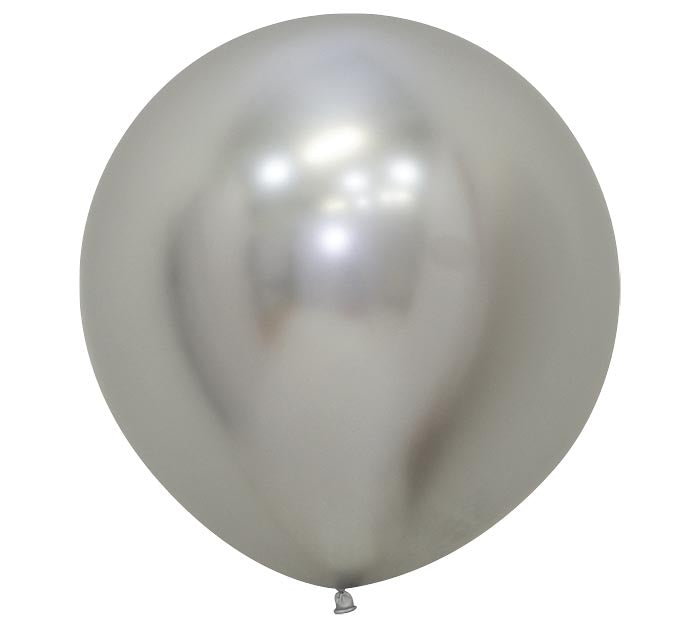 24" Silver Reflex Balloon