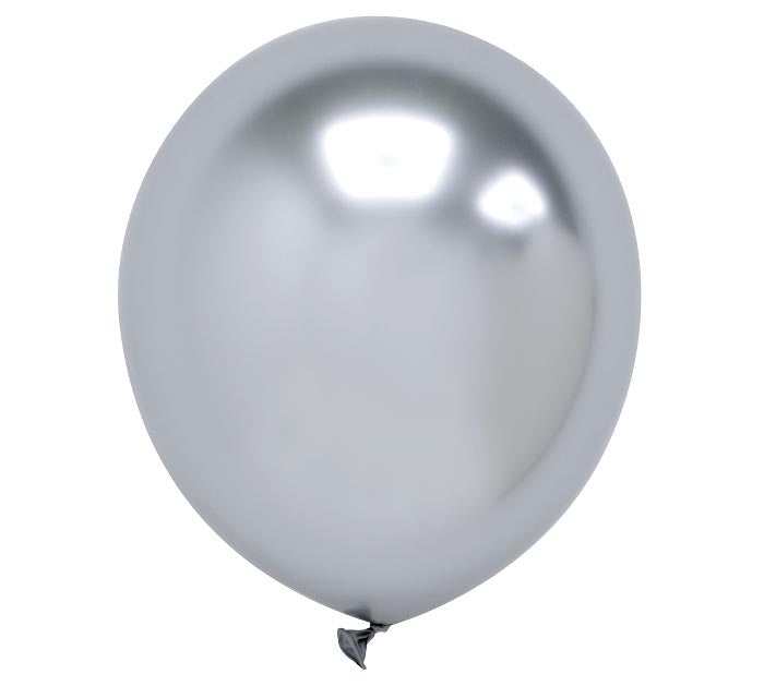 11" BB Luxe Silver Balloon