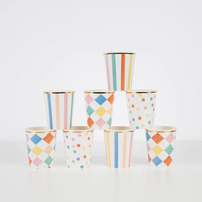 Colorful Pattern Cups