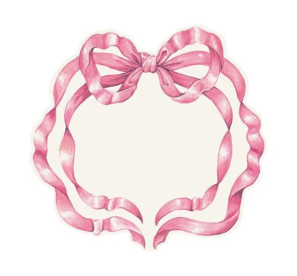 Baby Pink Bow Placemat