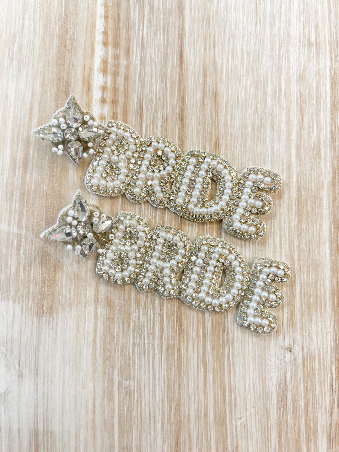 Beaded Bridal Earrings
