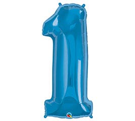 40" Sapphire Number One Balloon