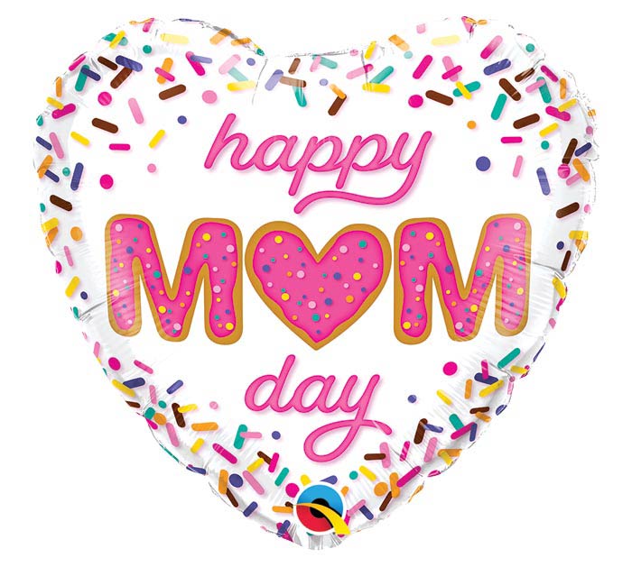 18" Happy Mother's Day Sprinkle Balloon