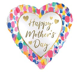 18'' Happy Mother's Day Colorful Balloon