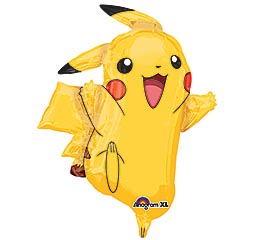 31'' Pikachu Pokemon Balloon