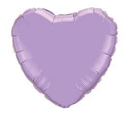 18'' Pearl Lavender Heart Balloon