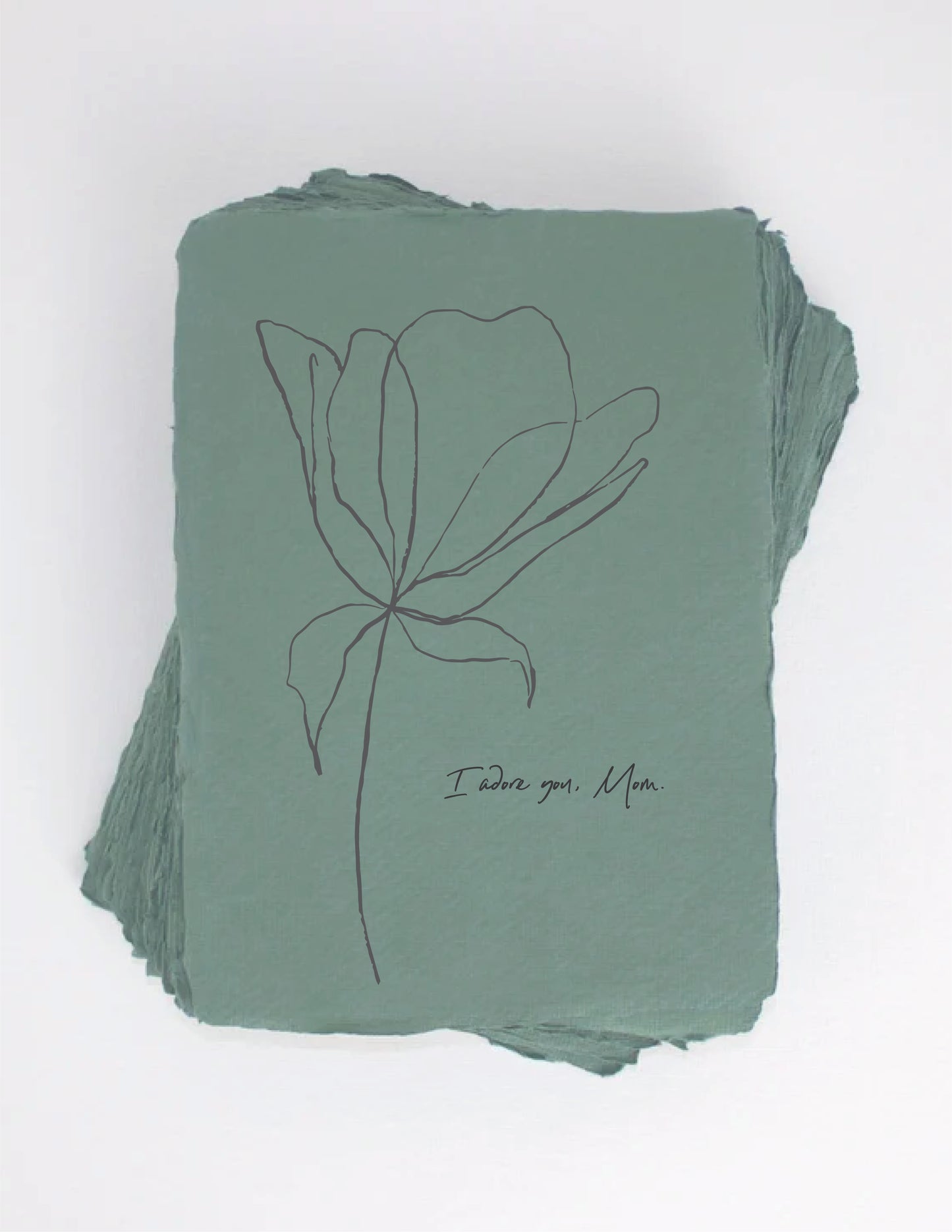 'I adore you, Mom' Card