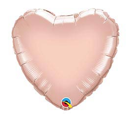 18''Rose Gold Heart Balloon