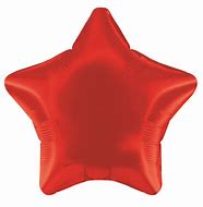 20" Red Star Balloon