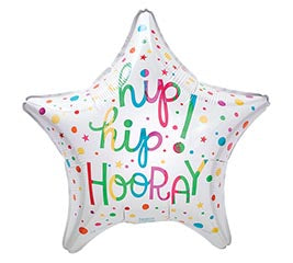 22" Hip Hip Hooray