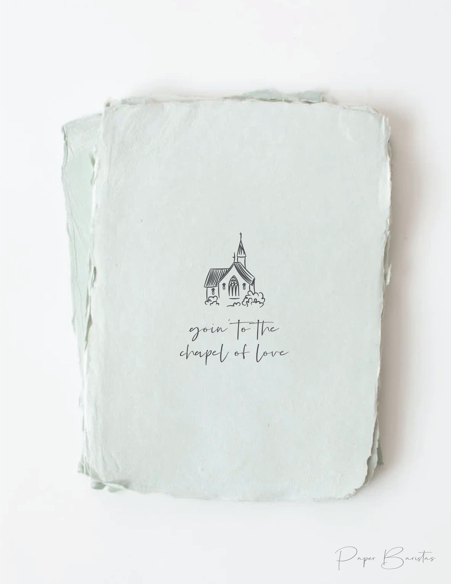 'Going to the Chapel' Card