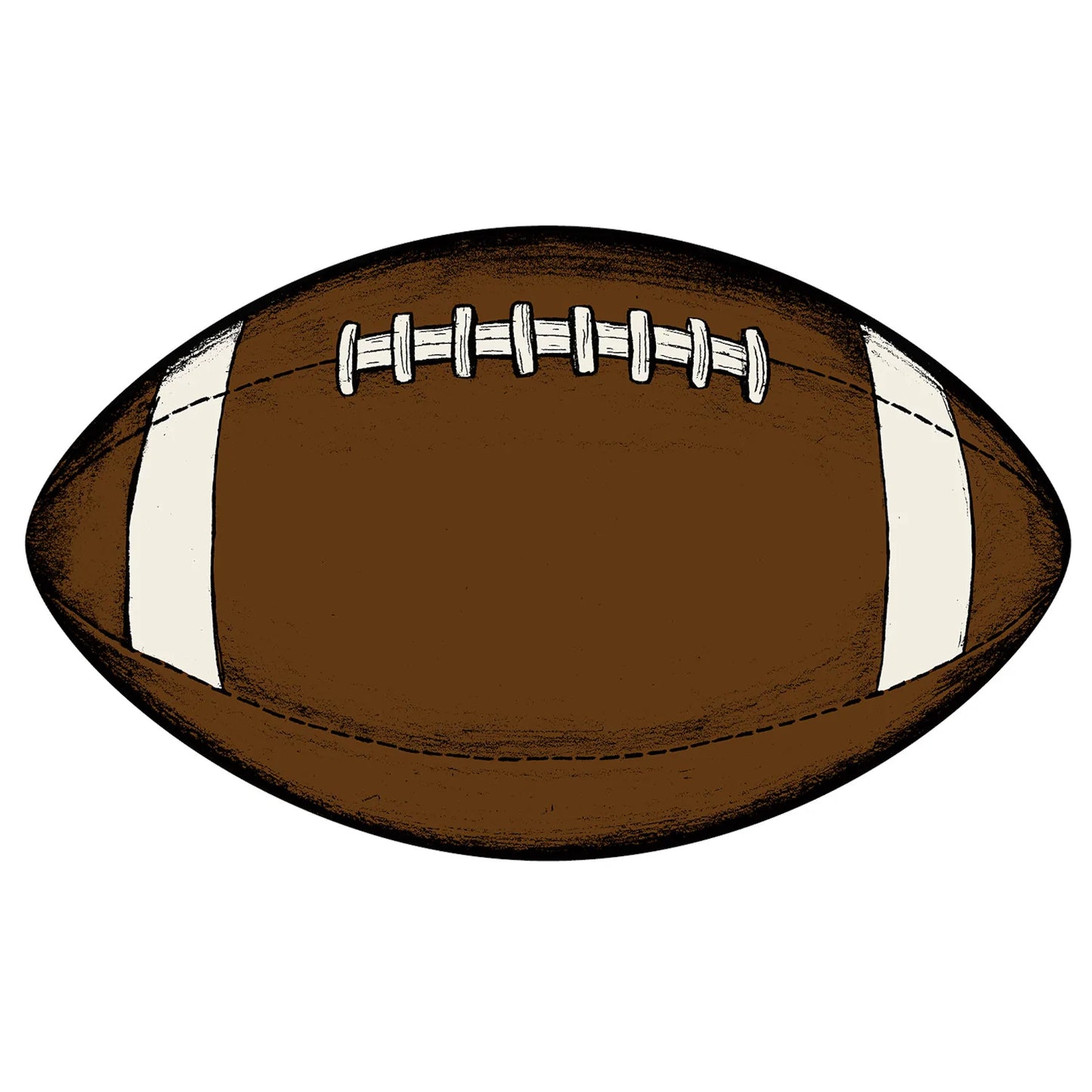 Die Cut Football Placemats- 12 sheets