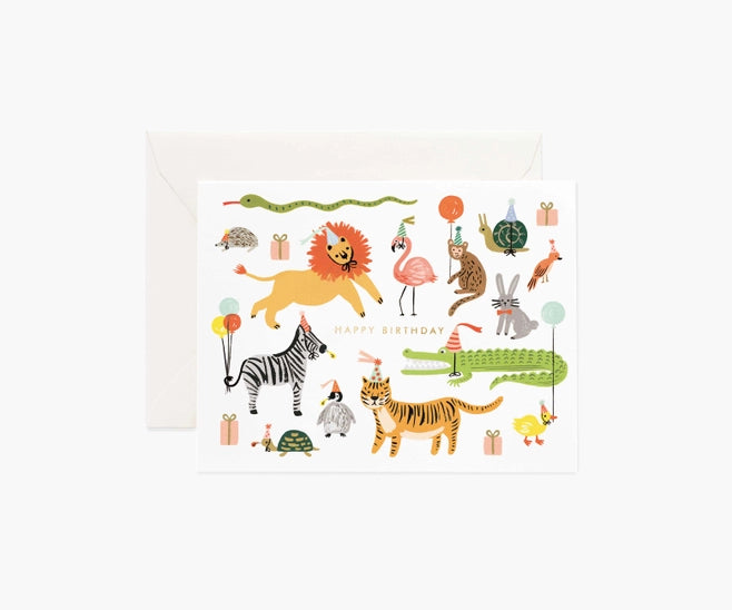 Party Animal 'Happy Birthday' Card