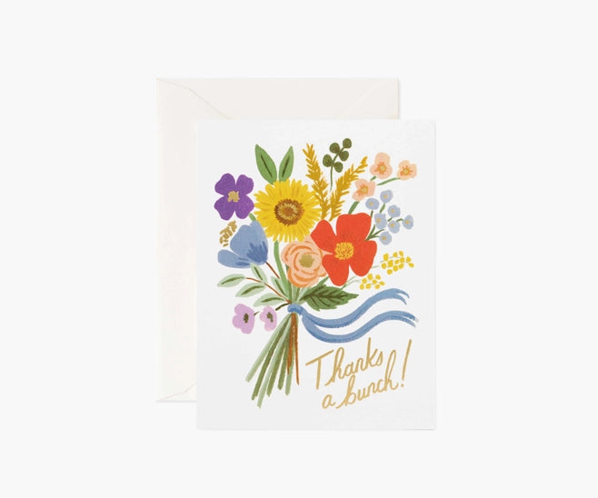 Bouquet 'Thanks a Bunch' Card