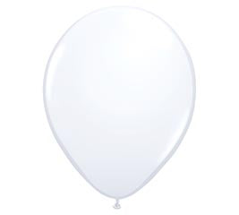16'' White Balloon
