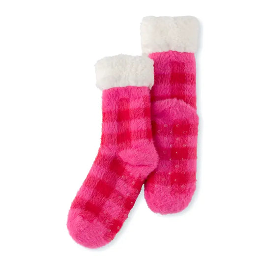 Pink Slipper Socks