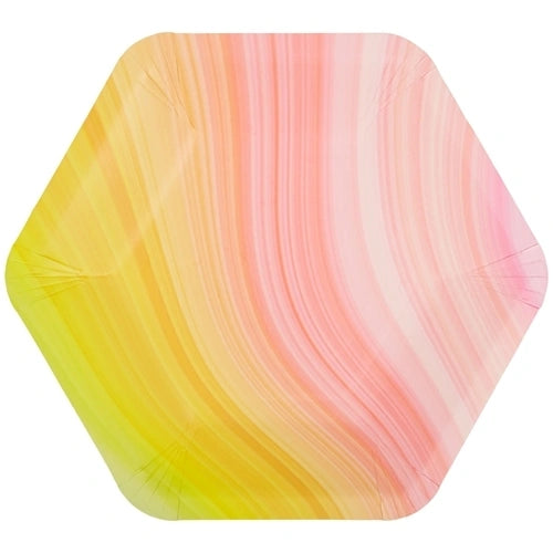 Rainbow Swirl Plate
