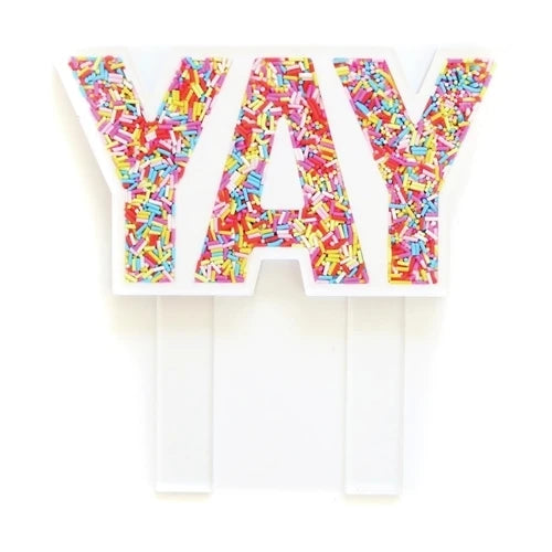 YAY Cake Topper