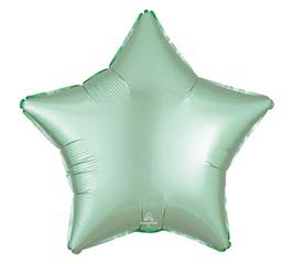20" Mint Green Star Balloon