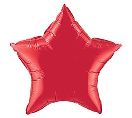 Ruby Red 20" Balloon