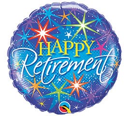 18" Happy Retirement Balloon