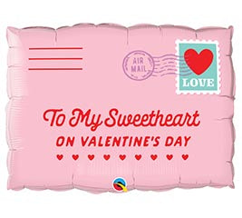 30" Valentine Envelope Balloon