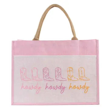 Cowgirl Boot Tote