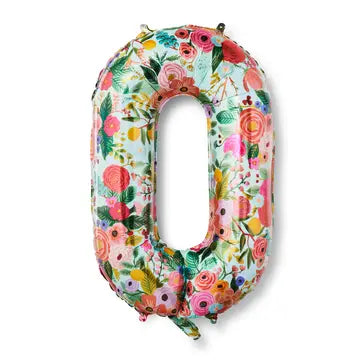 40" Floral Number Zero