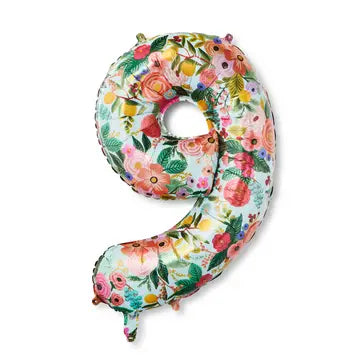 40" Floral Number Nine