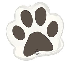 23" Paw Print Balloon