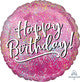 18" HBD Pink Balloon