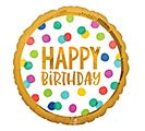 17" HBD Dots Balloon