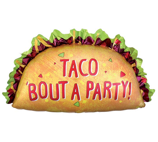 33" 'Taco 'Bout A Party' Balloon