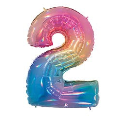 Opal 34" Number Two Balloon