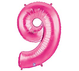 34" Pink Number Nine