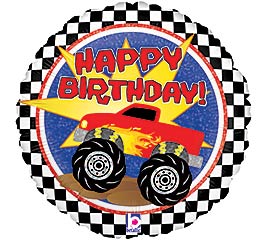 18" HBD Monster Truck Balloon