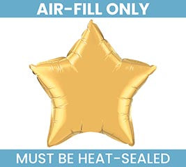4" Metallic Gold Star