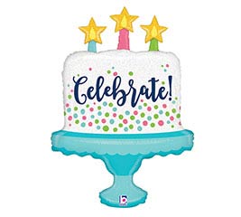 26" Celebrate Cake Balloon
