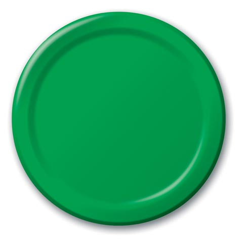 Green 7" Plate