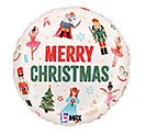 18" Christmas Nutcracker Ballet Balloon