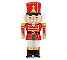 43" Xmas Nutcracker Shape Balloon